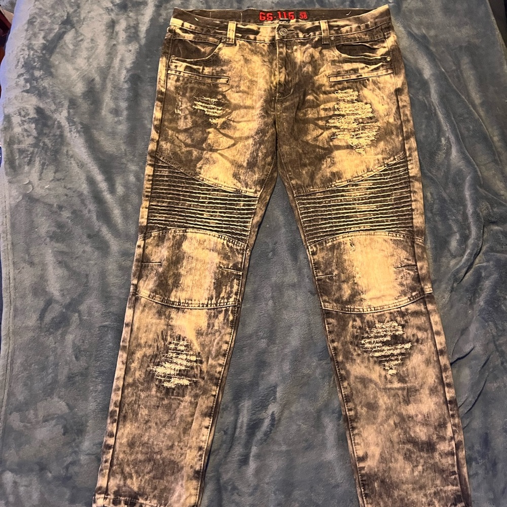 Mens Biker Jeans